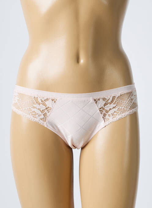 Culotte broderie dentelle de calais rose LOU femme