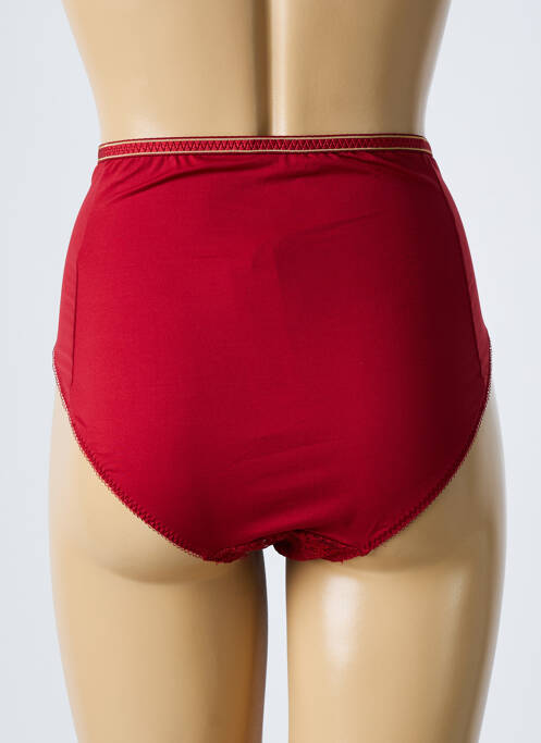 Culotte haute rouge EMPREINTE pour femme