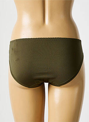 Culotte effet matière satinée vert PRIMADONNA femme