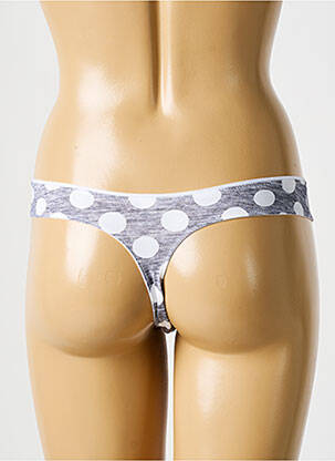 Tanga stretch gris PRIMADONNA femme