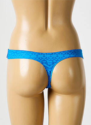 Tanga stretch bleu PRIMADONNA femme