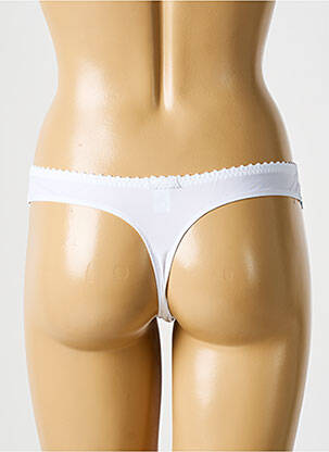 Tanga stretch blanc PRIMADONNA femme