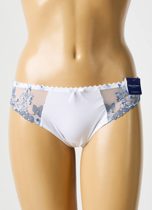 Tanga stretch blanc PRIMA DONNA femme