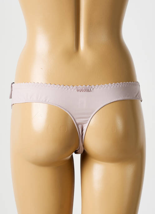 Tanga beige PRIMA DONNA pour femme