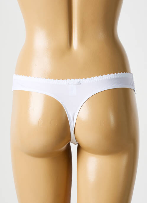Tanga blanc PRIMA DONNA pour femme