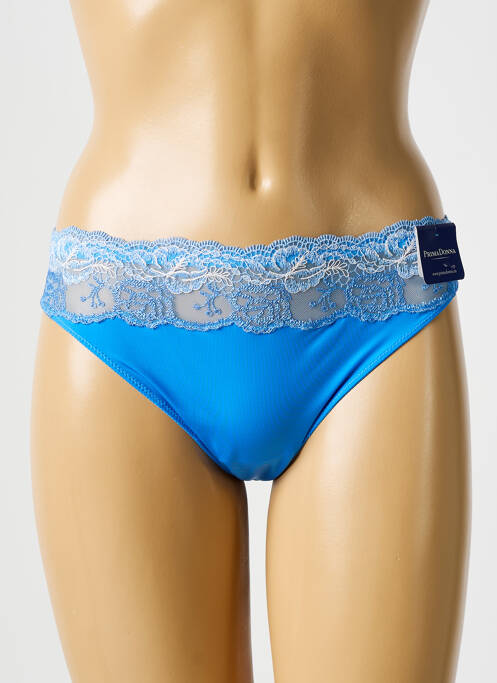 Tanga bleu PRIMA DONNA pour femme