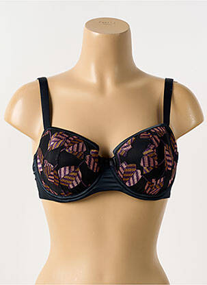 Soutien-gorge haut soutien-gorge moulé haut soutien-gorge moulé noir LOU femme