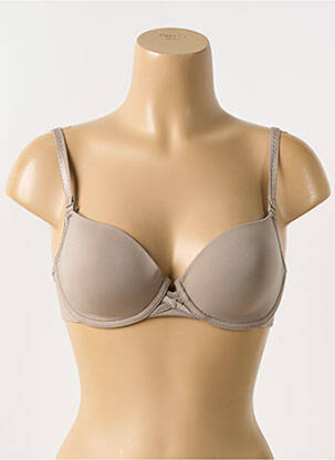 Soutien-gorge haut soutien-gorge moulé haut soutien-gorge moulé marron LOU femme