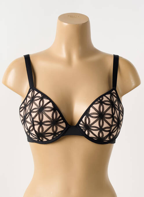 Soutien-gorge haut soutien-gorge push-up haut soutien-gorge push-up noir LOU femme
