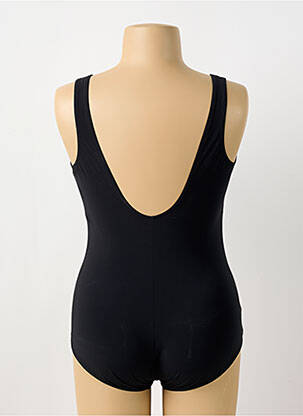 Maillot de bain 1 pièce imprimé fantaisie haut soutien-gorge balconnet noir SUNFLAIR femme