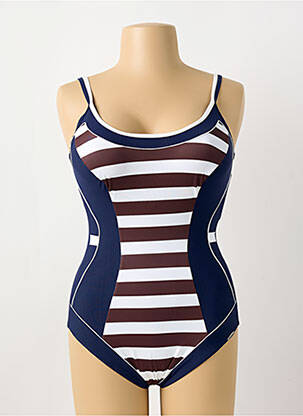 Maillot de bain 1 pièce haut soutien-gorge emboitant haut soutien-gorge emboitant bleu SUNFLAIR femme