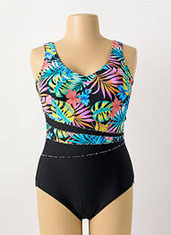 Maillot de bain 1 pièce haut soutien-gorge emboitant haut soutien-gorge emboitant noir SUNMARIN femme