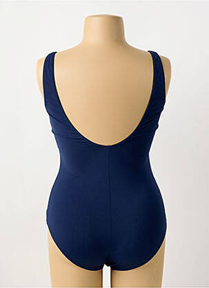 Maillot de bain 1 pièce stretch haut soutien-gorge moulé bleu SUNMARIN femme