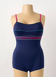 Maillot de bain 1 pièce haut soutien-gorge emboitant haut soutien-gorge emboitant bleu OCEAN WEAR femme