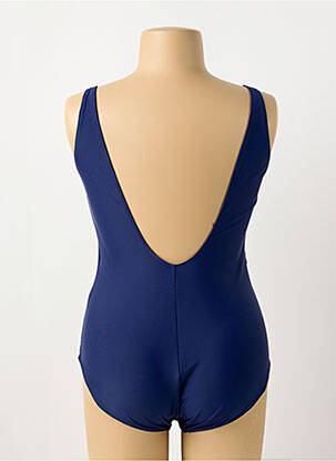 Maillot de bain 1 pièce imprimé fantaisie haut soutien-gorge moulé bleu OCEAN WEAR femme