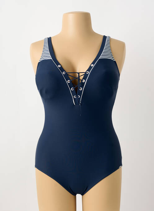 Maillot de bain 1 pièce bleu SUNFLAIR pour femme