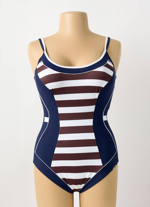 Maillot de bain 1 pièce bleu SUNFLAIR pour femme