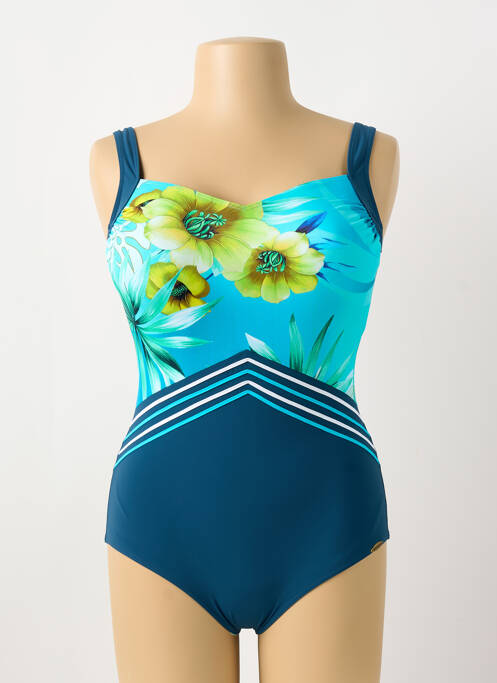 Maillot de bain 1 pièce bleu SUNFLAIR pour femme