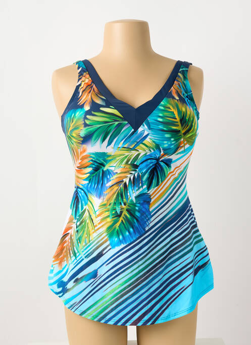 Maillot de bain 1 pièce bleu SUNMARIN pour femme