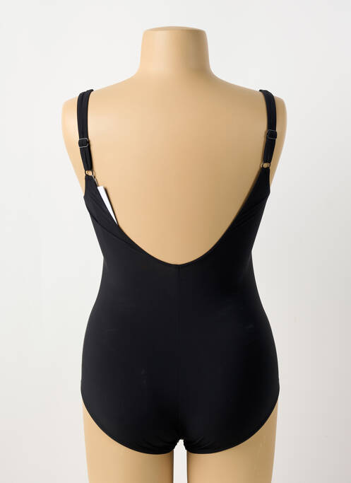 Maillot de bain 1 pièce imprimé fantaisie haut soutien-gorge moulé noir SUNFLAIR femme