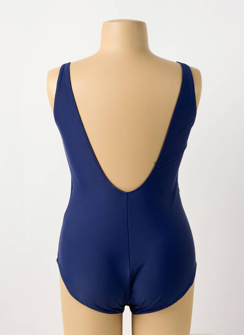 Maillot de bain 1 pièce imprimé fantaisie haut soutien-gorge moulé bleu OCEAN WEAR femme
