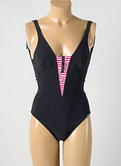 Maillot de bain 1 pièce noir LIDEA pour femme seconde vue
