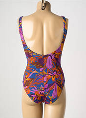 Maillot de bain 1 pièce violet LIVIA pour femme seconde vue