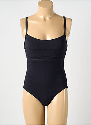 Maillot de bain 1 pièce stretch noir OCEAN WEAR femme