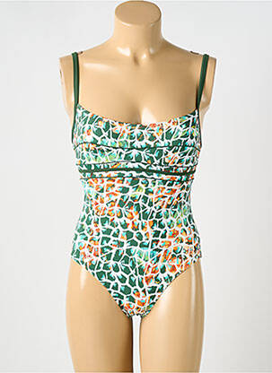 Maillot de bain 1 pièce imprimé fantaisie vert OCEAN WEAR femme