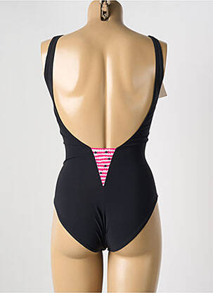 Maillot de bain 1 pièce stretch noir LIDEA femme