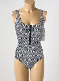 Maillot de bain 1 pièce stretch noir LIDEA femme