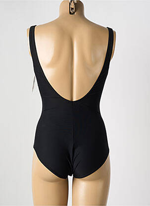 Maillot de bain 1 pièce effet matière satinée bleu CHARMLINE femme