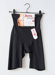 Panty tissage satiné noir JANIRA femme