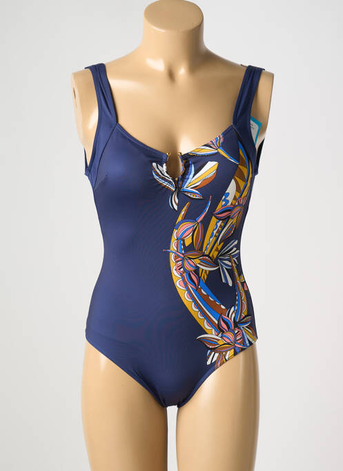 Maillot de bain 1 pièce bleu DOLLY & JANE pour femme