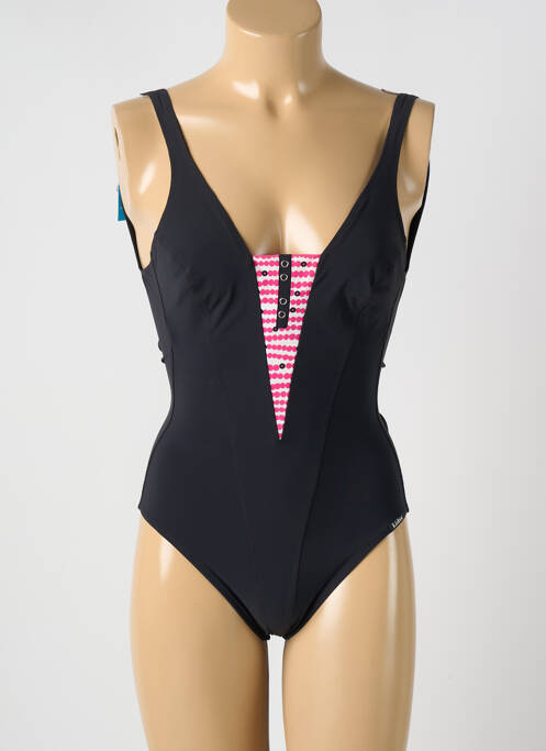 Maillot de bain 1 pièce stretch noir LIDEA femme