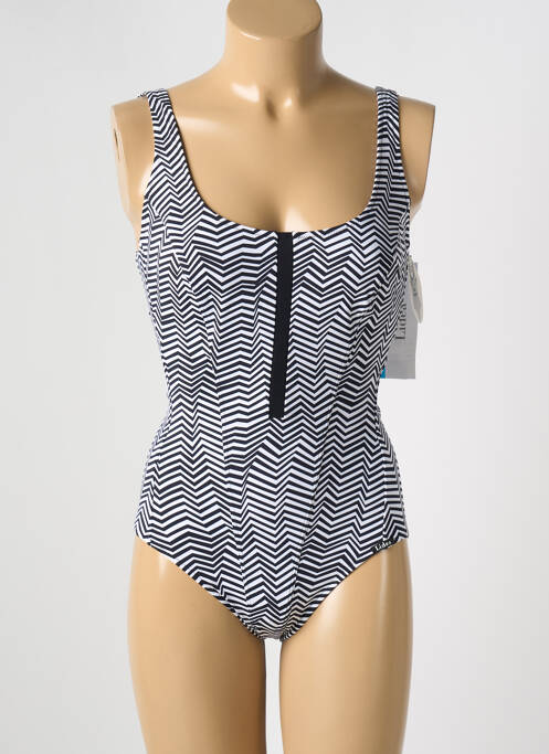 Maillot de bain 1 pièce stretch noir LIDEA femme