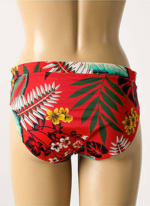 Bas de maillot de bain imprimé tie and dye culotte rouge FANTASIE femme