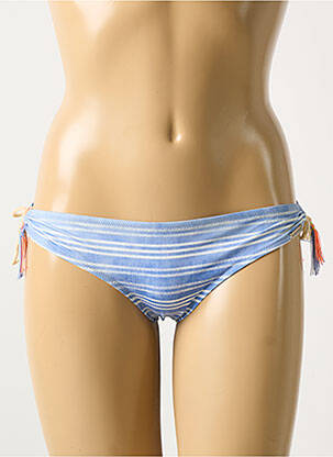 Bas de maillot de bain fermeture liens à nouer bleu WATERCULT femme