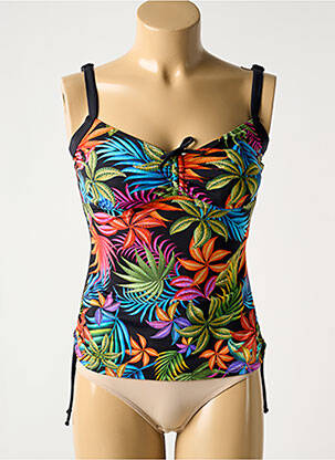 Tankini imprimé tie and dye noir OCEAN WEAR femme