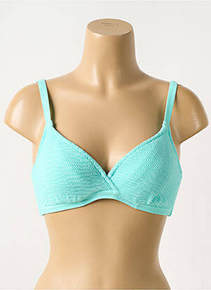Haut de maillot de bain haut soutien-gorge emboitant haut soutien-gorge emboitant bleu FREYA femme