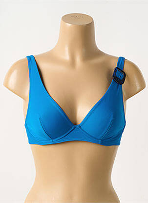 Haut de maillot de bain stretch haut soutien-gorge balconnet bleu SIMONE PERELE femme