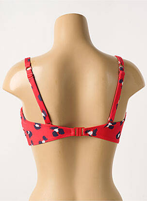 Haut de maillot de bain stretch haut soutien-gorge emboitant rouge FREYA femme