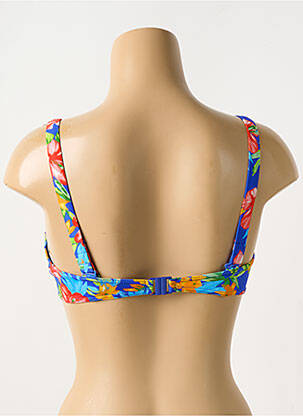 Haut de maillot de bain stretch haut soutien-gorge emboitant bleu FREYA femme