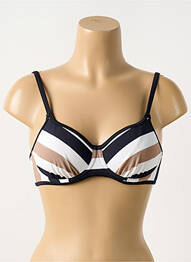 Haut de maillot de bain stretch haut soutien-gorge moulé noir FREYA femme
