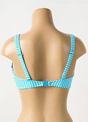 Haut de maillot de bain stretch haut soutien-gorge emboitant bleu FREYA femme