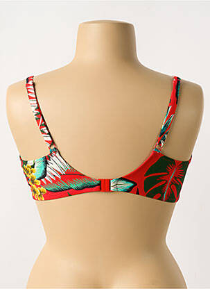 Haut de maillot de bain stretch haut soutien-gorge emboitant rouge FANTASIE femme