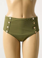 Bas de maillot de bain vert LIVIA pour femme seconde vue