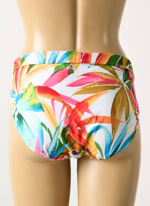 Bas de maillot de bain imprimé tie and dye culotte blanc FANTASIE femme