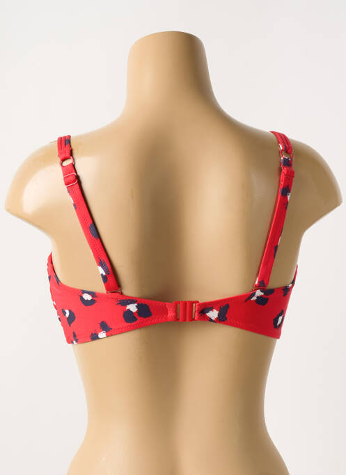 Haut de maillot de bain stretch haut soutien-gorge emboitant rouge FREYA femme