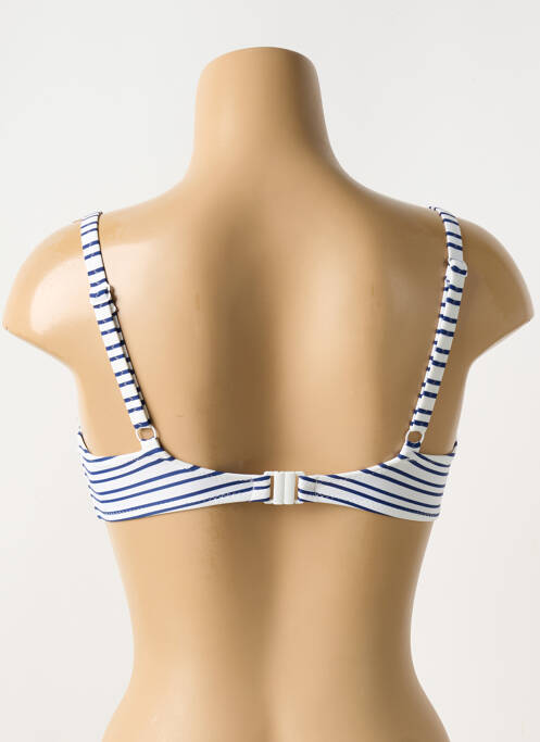 Haut de maillot de bain stretch haut soutien-gorge emboitant bleu FREYA femme